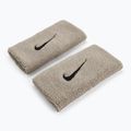 Пов'язка (напульсник) на руку Nike Swoosh Doublewide Wristbands 2 Pk сіра NNN05078