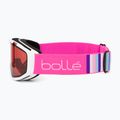Окуляри лижні дитячі Bollé Rocket white& pink matte/ vermillon 4