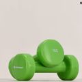 Гантелі вінілові Schildkröt set Vinyl Dumbbells 1кг зелені 960005 6