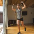 Набір гумок для вправ SKLZ Resistance Cable Set 15lb (4´Cable + Flex Handle + Door Anchor) помаранчевий/чорний 4