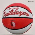 Міні м'яч баскетбольний  Wilson NBA Team Retro Mini Portland Trail Blazers WTB3200XBPOR розмір 3 5