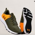 Чоловічі тренувальні кросівки Under Armour Charged Engage 2 із зеленого/помаранчевого/чорного кольору 17