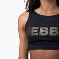 Бюстгальтер спортивний NEBBIA Gold Mesh Mini Top чорний 8300110 4