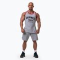 Жіноча тренувальна майка NEBBIA Old-School Muscle Tank Top світло-сіра 2