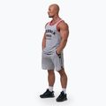 Жіноча тренувальна майка NEBBIA Old-School Muscle Tank Top світло-сіра 3