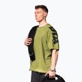Футболка для тренувань чоловіча NEBBIA Washed-Off Lifting Club green 4