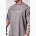 Футболка для тренувань чоловіча NEBBIA Washed-Off Heavyweight No Shortcuts light grey 4