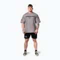 Футболка для тренувань чоловіча NEBBIA Washed-Off Heavyweight Grind light grey 2