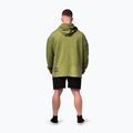 Кофта для тренувань чоловіча NEBBIA Washed-Off Hoodie NO BS green 3