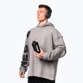 Кофта для тренувань чоловіча NEBBIA Washed-Off Hoodie NO BS light grey