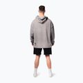 Кофта для тренувань чоловіча NEBBIA Washed-Off Hoodie NO BS light grey 3