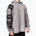 Кофта для тренувань чоловіча NEBBIA Washed-Off Hoodie NO BS light grey 4