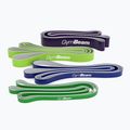 Набір гумок опірних GymBeam DuoBand 4 pack black/lime/navy/green