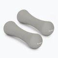 Гантелі GymBeam Neoprene Dumbbells 2 x 1 kg light grey
