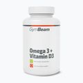 Жирні кислоти + вітамін D3 — дієтична добавка GymBeam Omega 3 + D3 90 kapsułek