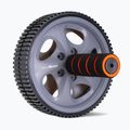 Кільце для вправ на м’язи живота GymBeam Ab Wheel чорний/сірий/помаранчевий