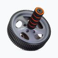 Кільце для вправ на м’язи живота GymBeam Ab Wheel чорний/сірий/помаранчевий 2