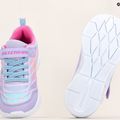 Кросівки тренувальні дитячі SKECHERS Microspec Max Airy Color lavender/multi 18