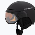 Шолом гірськолижний Blizzard Edge Visor black/mirror smoke 7