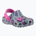 Дитячі босоніжки Coqui Little Frog mid.grey/fuchsia love/amulet 8