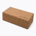 Блок для йоги JadeYoga Cork Block Small світло-коричневий CYBS