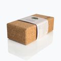 Блок для йоги JadeYoga Cork Block Small світло-коричневий CYBS 8