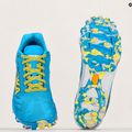 Чоловічі бігові кросівки HOKA Evo Jawz блакитний/цитрусовий 13