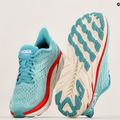 Жіночі бігові кросівки HOKA Clifton 8 Wide aquarelle/яєчна шкаралупа сині 11