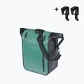 Сумка велосипедна Basil Rivo M Single Bag MIK Hooks 12-15 л silvergreen/black 2