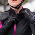 Рукавички велосипедні жіночі Rogelli Laval Mid Season LW Windproof black 8