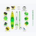 Дошка SUP Mistral Adventurist Air 12'6" x 30 (V2) green/yellow 19