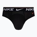Чоловічі труси Nike Dri-Fit Hip Logo Brief 3 пари чорний/чорний/чорний 2