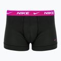 Чоловічі труси-боксери Nike Everyday Cotton Stretch Trunk 3 пари чорний/золотий/гіпермалиновий 3