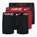 Труси чоловічі Nike Dri-Fit Essential 3 пари swoosh life print/uni red/black