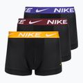 Труси чоловічі Nike Dri-Fit Essential Micro Trunk 3 пари black university gold/deep night/dark team red wb