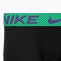 Труси чоловічі Nike Dri-Fit Essential Micro Trunk 3 пари black green shock/wild violet/black text wb 6