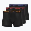 Труси чоловічі Nike Everyday Cotton Stretch Trunk 3 пари black lig crim/des och/deep night logo waistband