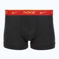 Труси чоловічі Nike Everyday Cotton Stretch Trunk 3 пари blk/university red/wheat gold/black high shine wb 3