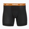 Труси чоловічі Nike Everyday Cotton Stretch 3 пари black light crimsn/desrt ochre/black waistband 2