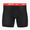 Труси чоловічі Nike Everyday Cotton Stretch 3 пари black light crimsn/desrt ochre/black waistband 3