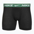 Труси чоловічі Nike Dri-FIT Ultra Comfort 3 пари black evrgreen aura/deep night/black waistband 2
