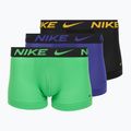 Труси чоловічі Nike Dri-FIT Cotton Trunk 3 пари deep night/university gold/green shock
