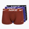Боксерки чоловічі Nike Dri-Fit Essential 3 pairs black nike print/mars stone/deep night
