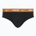 Труси чоловічі Nike Everyday Cotton Stretch Brief 3 пари black light crimson/desert ochre/black wb 3