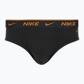 Труси чоловічі Nike Everyday Cotton Stretch Brief 3 пари black light crimson/desert ochre/black wb 4