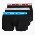 Боксерки чоловічі Nike Cotton Stretch Trunk 3 pack open black