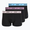 Боксерки чоловічі Nike Cotton Stretch Trunk 3 pack charcoal heather
