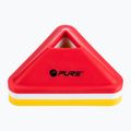 Конуси для тренувань Pure2Improve Triangle Cones Set 20 шт. white/red/yellow 2