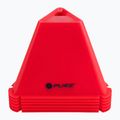 Конуси для тренувань Pure2Improve Triangle Cones Set 6 шт. red