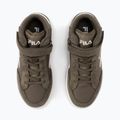 Дитячі кросівки FILA Crew Velcro Mid olive night 4